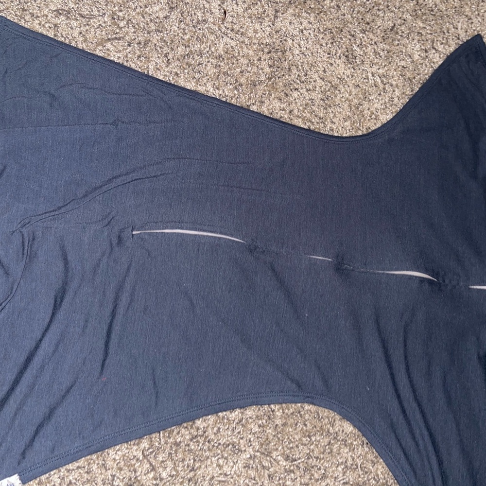 Baby Navy Zipadee Zip Swaddle - Soft Stretch Sleep Sack